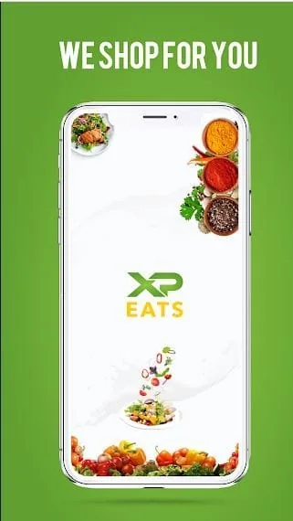 XP Eats food and grocery shopping app